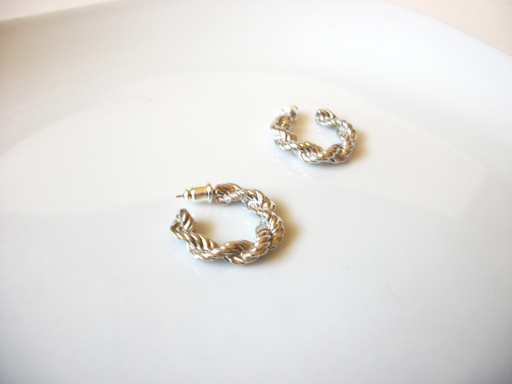 Retro Intertwining Hoop Earrings 81517