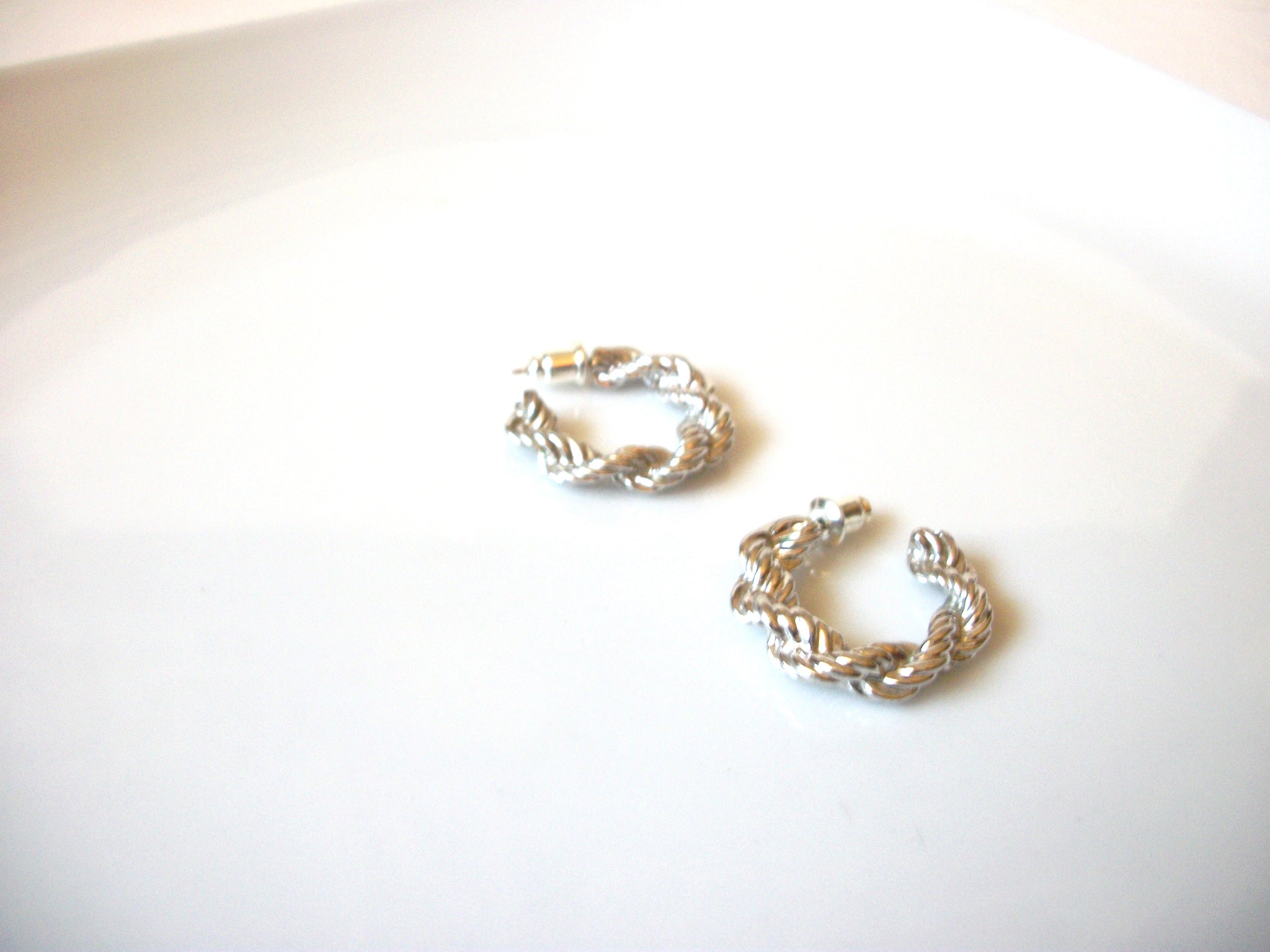 Retro Intertwining Hoop Earrings 81517