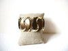 Vintage Gold Brown Thermoset Wide Bracelet 123020
