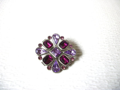 Vintage Pink Fuchsia Brooch Pin Enhancer 72017