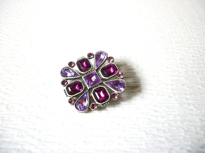 Vintage Pink Fuchsia Brooch Pin Enhancer 72017