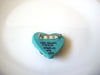 Vintage Hand Crafted 1993 Heart Roses Brooch Pin 122120