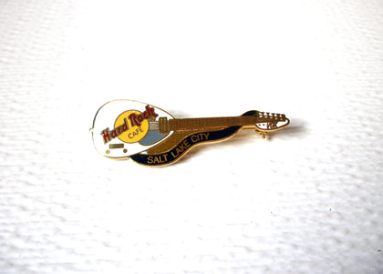 Vintage Hard Rock Cafe Guitar Brooch Pin 122120
