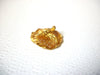Flower Floral Gold Toned Vintage Wired Brooch Pin 122120