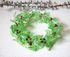 Hand Made Christmas Wreath Bejeweled Ornament 122120