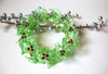 Hand Made Christmas Wreath Bejeweled Ornament 122120