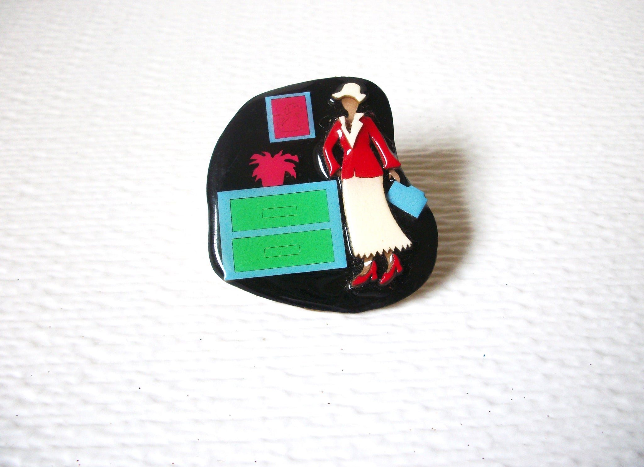 Vintage Lucinda Woman Pins Lady On The Go Lucinda Pins 122220
