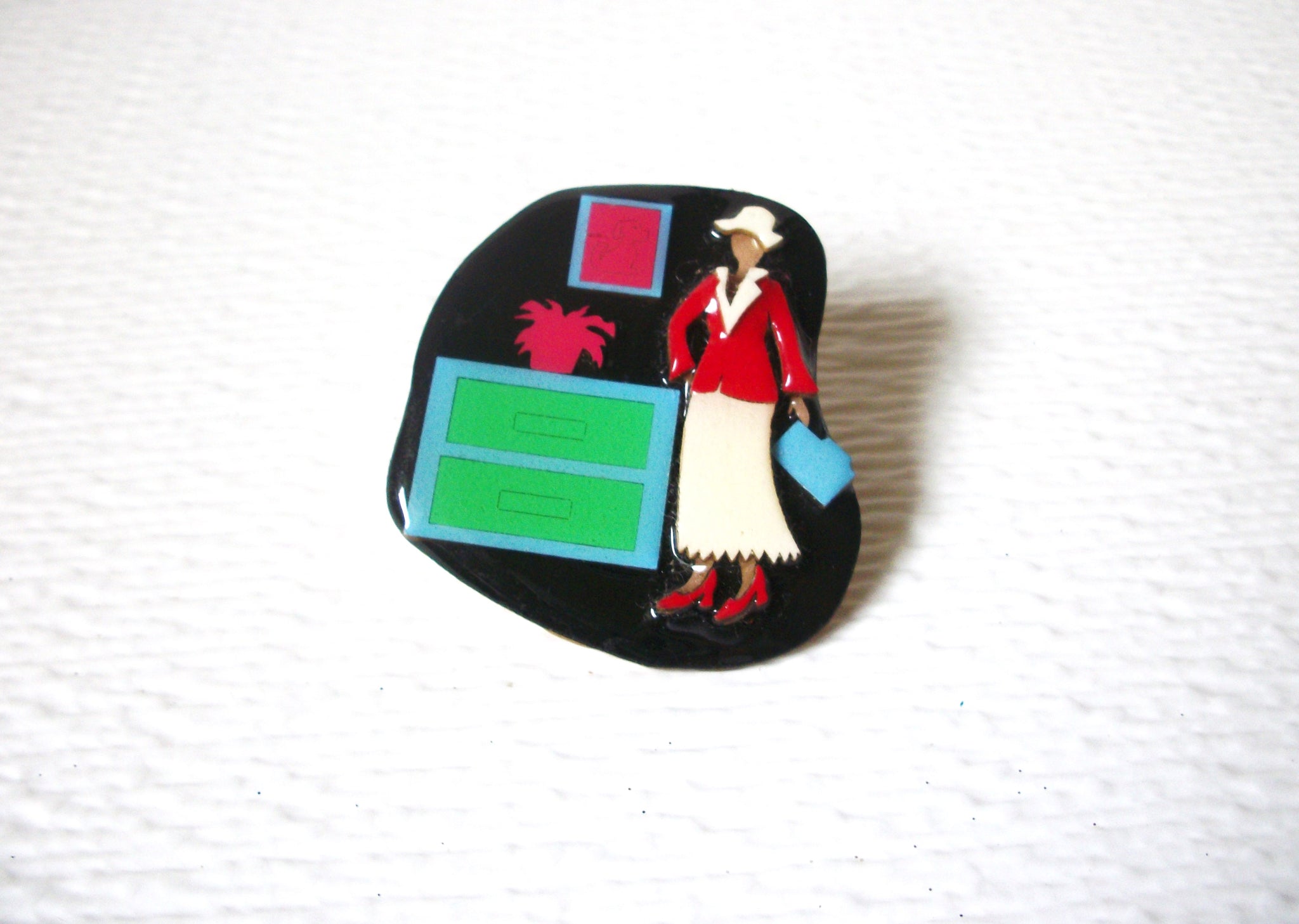 Vintage Lucinda Woman Pins Lady On The Go Lucinda Pins 122220