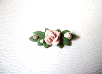 Porcelain Roses Pastels Vintage Brooch Pin 122220