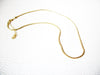Thinner Gold Toned Retro Chain Link Necklace 122320