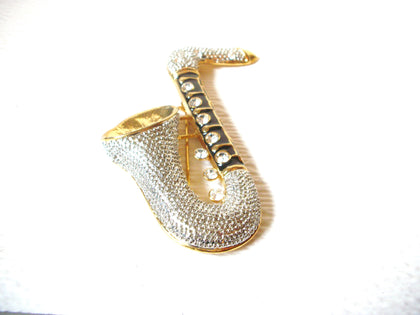 Frosted Blue Glass Silver Toned Vintage Heart Brooch Pin 122220