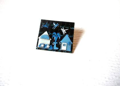 Vintage Lucinda House Pins Dragonfly Glitter Fountain Pins By Lucinda 122320