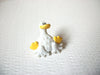 Funny Duck Resin Hand Painted Vintage Brooch Pin 122320