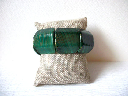 Bohemian Chunky Green Gold Bracelet 112420