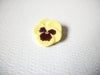 AVON Porcelain Pansy Flower Vintage Brooch Pin 122420
