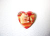 Vintage LUCINDA Rare Valentines Day Heart Brooch Pin 122720
