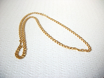 24 Inch KOREA Gold Toned Chain Link Necklace 122720