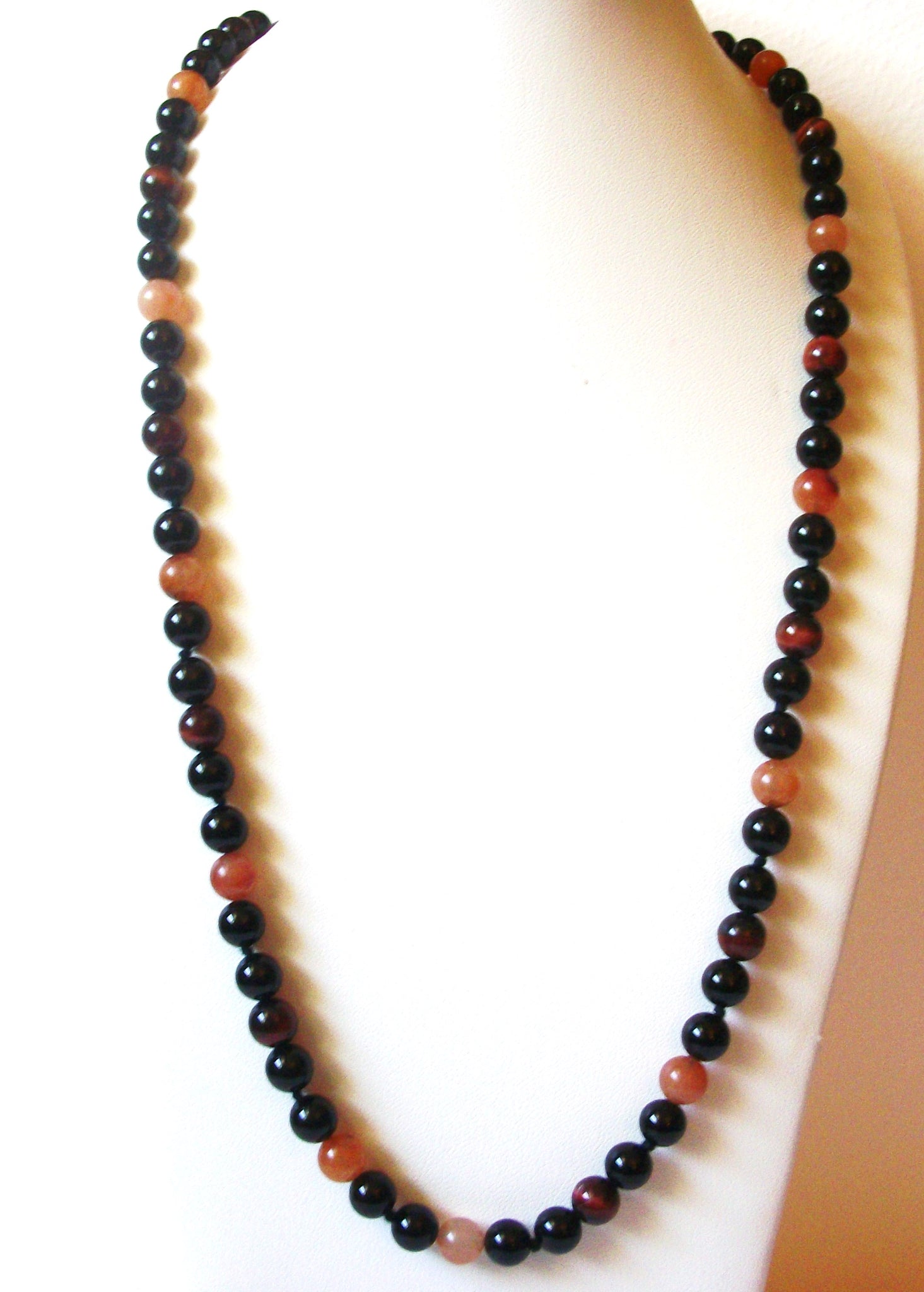Hand Made Onyx 30 Inch Necklace 122720 Hand