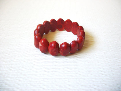 Paprika Rust Faux Stone Bracelet 122820