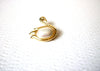 TRIFARI Gold Toned Swan Glass Pearl Brooch Pin 122720