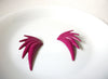 Retro Fuchsia Pink Earrings 101720