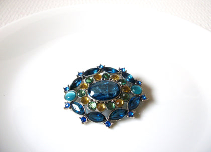 Vintage Victorian Inspired Rhinestones Brooch Pin 101820