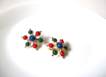 Vintage SARAH COVENTRY Colorful Ornate Earrings 101820