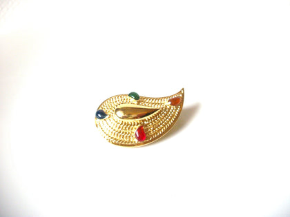 Vintage Painters Palette Brooch Pin 101820