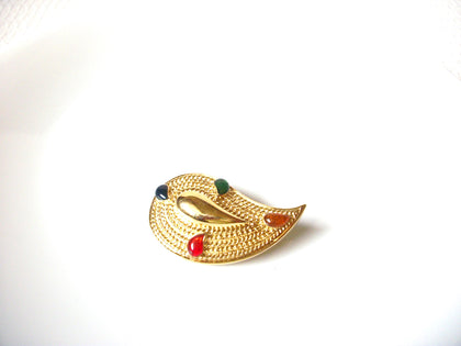 Vintage Painters Palette Brooch Pin 101820