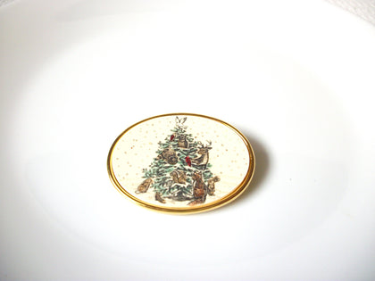 Vintage BARLOW Porcelain Brooch Pin 101820