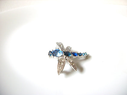 Vintage Rhinestone Dragonfly Brooch Pin 101820