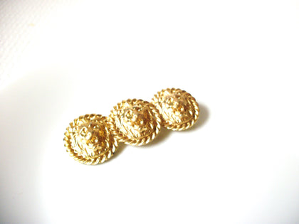 Vintage Three Lion Heads Brooch Pin 101820
