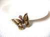 Retro Enameled Rhinestones Butterfly Brooch Pin 101820