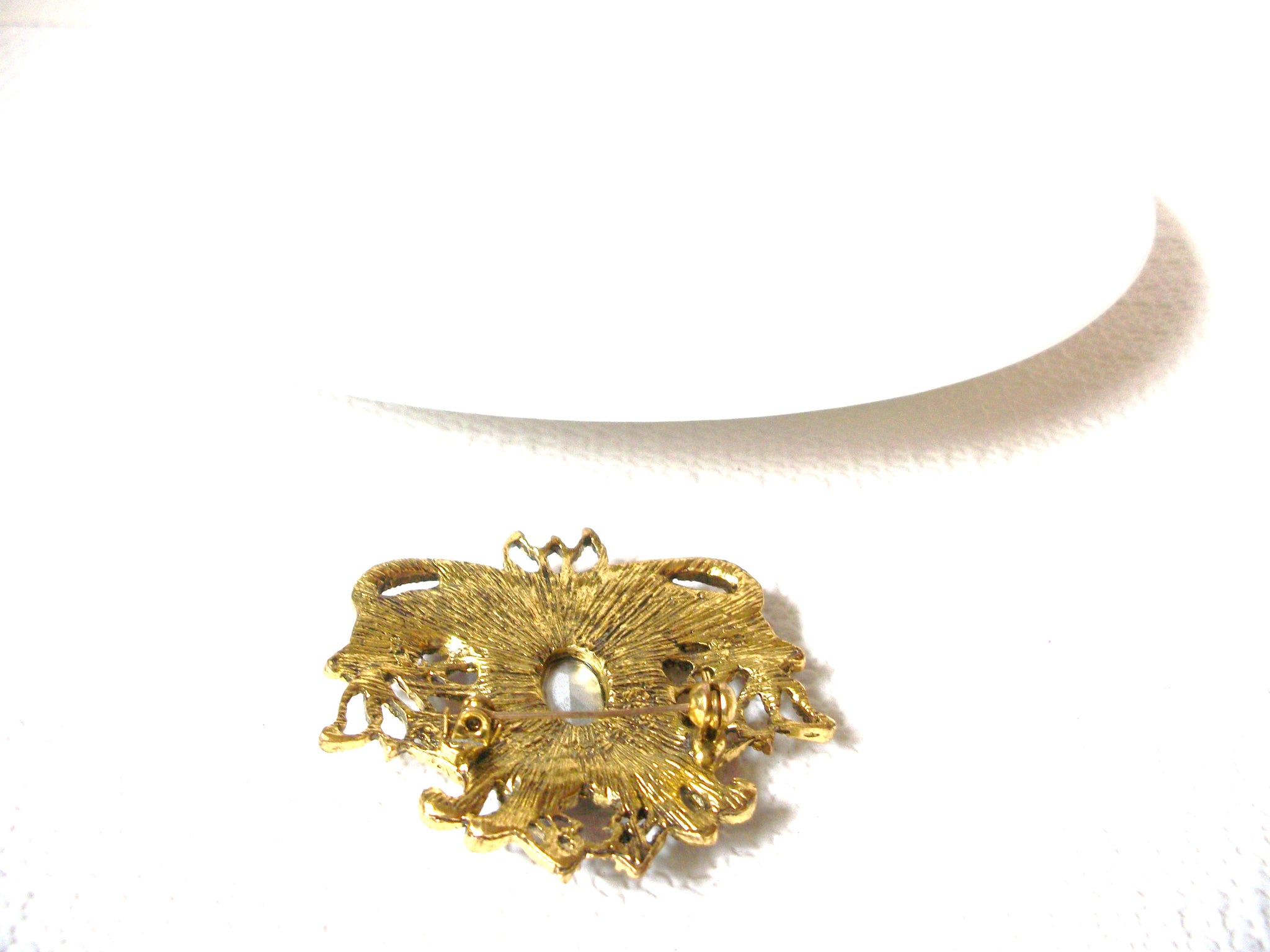Vintage Royal Rhinestone Brooch Pin 101820