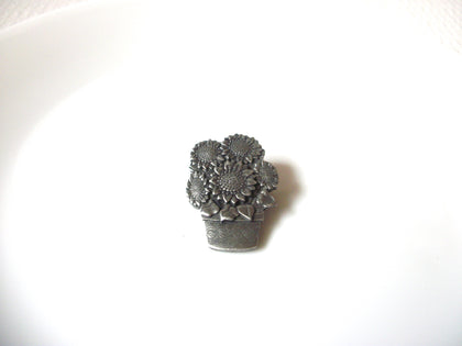 Birds & Bloom Pewter Brooch Pin 101920