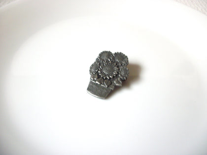 Birds & Bloom Pewter Brooch Pin 101920