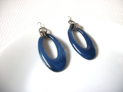 Retro Blue Dangle Earrings 101920