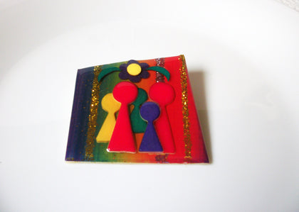 Vintage Lucinda Little People Glitter Pins 101920