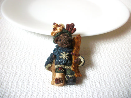 Vintage Hand Painted Moose Brooch Pin 101920