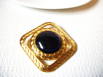 Vintage TRIFARI Purple Glass Brooch Pin 102020