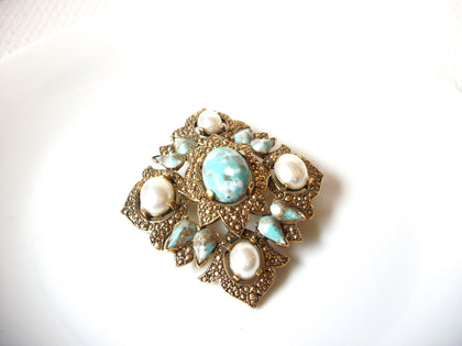 Vintage SARAH COV Ornate Brooch Pin 102020