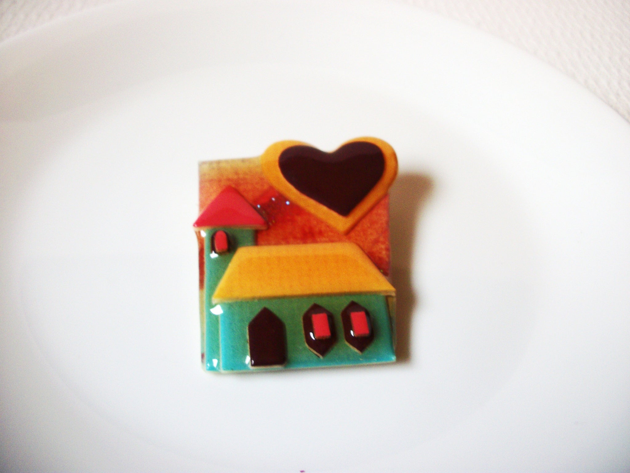 LUCINDA Big Heart Love House Pins. Designs By Lucinda 102020