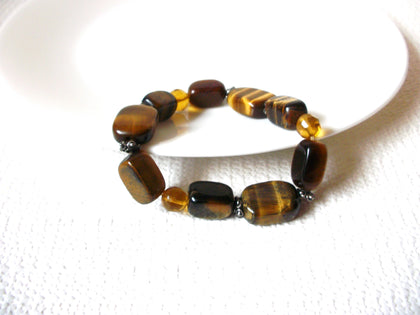 African Tiger Hematite Stretch Bracelet 71218Z