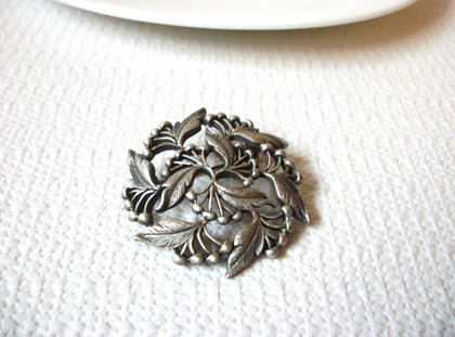 Vintage Antiqued Berries Leaves Pin 71218S