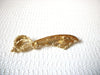 Retro Gold Tone Blue Dagger Broch Pin 71218S