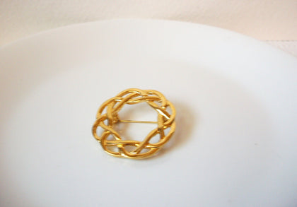 Vintage Circular Knotted Pin 71218S