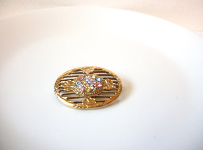 Vintage Rhinestone Brooch Pin 71218S