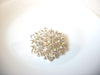 Retro Silver Tone Clear Rhinestones Brooch Pin 71218S