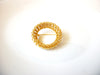 Vintage Gold Toned Wreath Brooch Pin 71218D