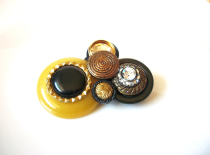 KATE VANDERBLUEMEN Lucite Brooch Pin 71218D